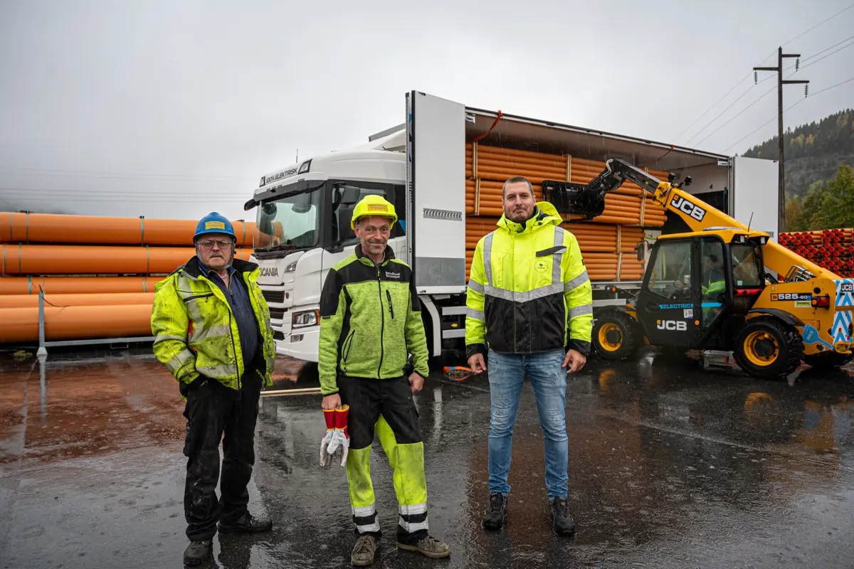 Elektrisk lastebil Sundbrei Transport